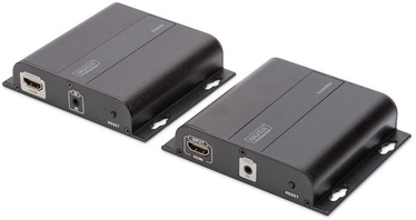 Priedas tinklo produktams Digitus 4K HDMI Extender, juoda