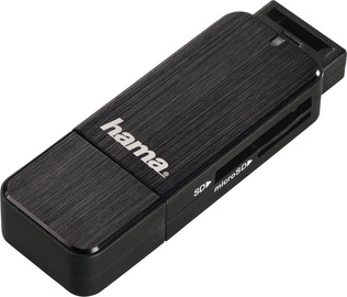Hama USB 3.0 Card Reader SD/microSD Black
