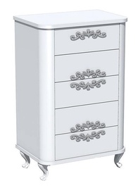 Silva Blanzh Chest Of Drawers 66x46x103cm White