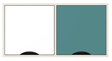 Black Red White Stanford Extension Shelf For Stanford Wardrobe Plywood/Turquoise
