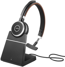 Belaidės ausinės Jabra Evolve 65 Mono, juoda