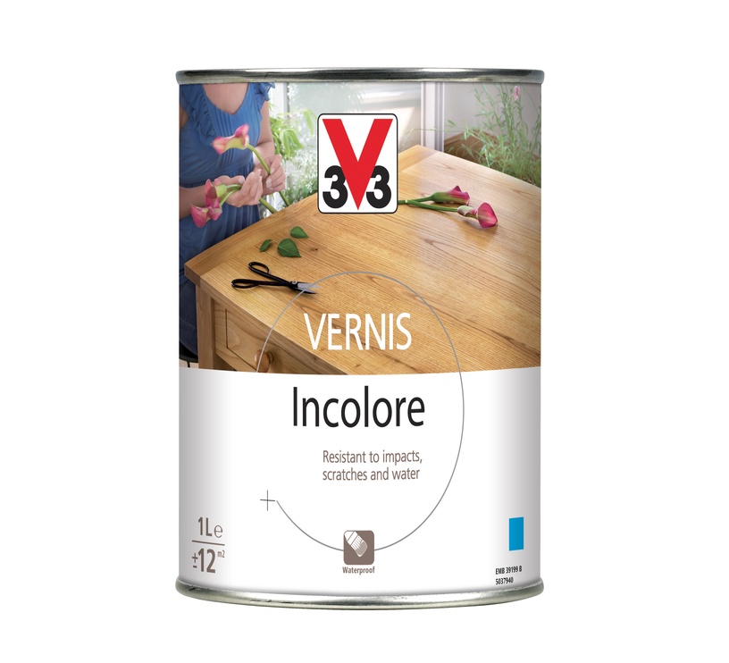 Laka mēbelēm V33 Incolore, caurspīdīgs, 1 l