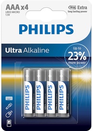 Elementai Philips, AAA, 1.5 V, 4 vnt.