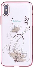 Devia Lotus Back Case With Swarovsky Crystals For Apple iPhone X/XS Rose Gold