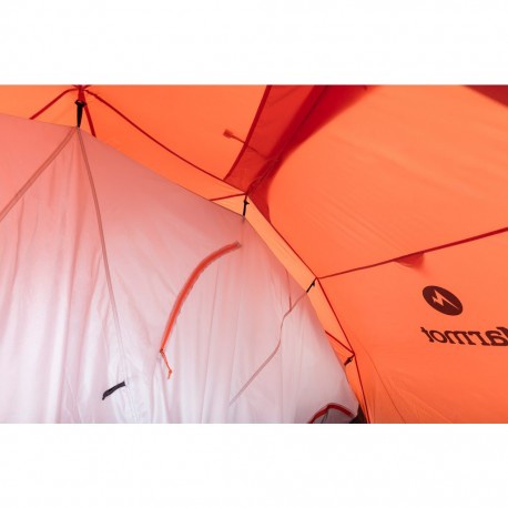 Trīsvietīga telts Marmot Alvar UL 3P, oranža/pelēka