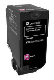 Lexmark 74C2HM0 Return Program Toner Cartridge Magenta