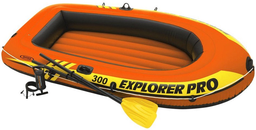 Piepūšamā laiva Intex Explorer Pro 300, 2440 mm x 1168 mm x 355 mm