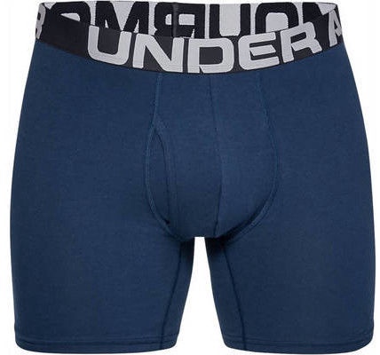 Aluspesu Under Armour Charged Cotton 6'', sinine/hall, M, 3 tk