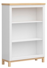Plaukts Black Red White Haga REG/90 White/Oak, 130x34 cm