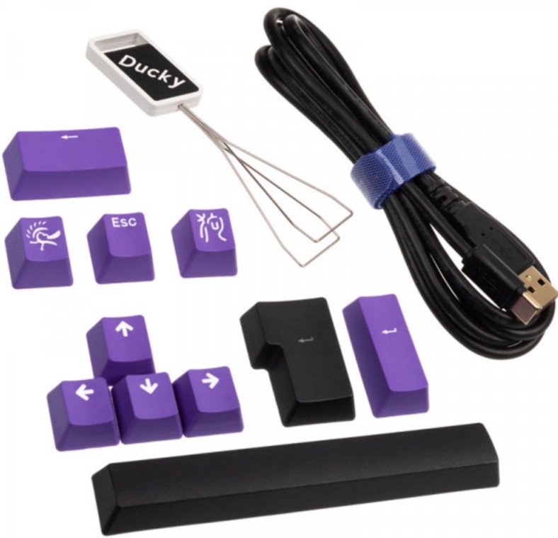 Клавиатура Ducky DKON1808ST-RDEPDAZT1, DE, черный