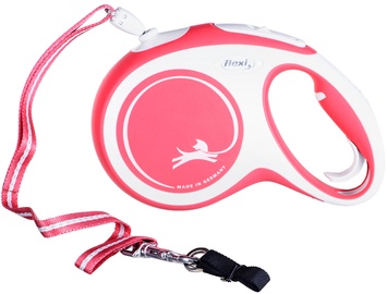 Automātiskā pavada Flexi New Comfort, sarkana, 8 m