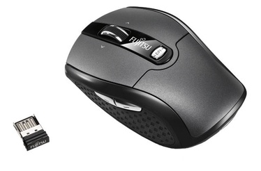 Kompiuterio pelė Fujitsu WI610 Black, bevielė, optinė