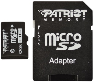 Patriot 32GB Micro SDHC LX Class 10 + Adapter