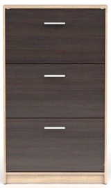 Apavu plaukts Black Red White Nepo Plus Sonoma Oak/Wenge, 700x175x1200 mm