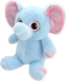 Mīkstā rotaļlieta Wild Planet Elephant, zila, 15 cm