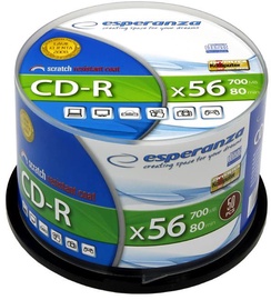Esperanza 2004 CD-R 52X 700MB 50 Pack Cake Box