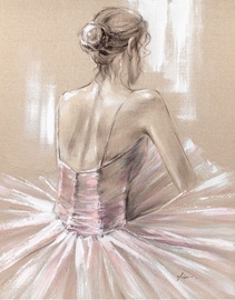 Картина Home4you Woman In Pink 87578, 800 мм x 1000 мм