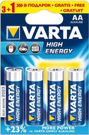 Baterijas Varta, AA, 4 gab.