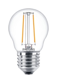 Spuldze Philips LED, P45, auksti balta, E27, 2 W, 250 lm