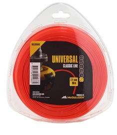 Zāles pļāvēja aukla Universal, 90 m x 2.4 mm