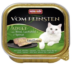 Animonda Vom Feinsten Adult Beef & Salmon With Spinach 100g