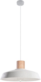 Sollux Afra Ceiling Lamp SL.0282 60W E27 White/Wood