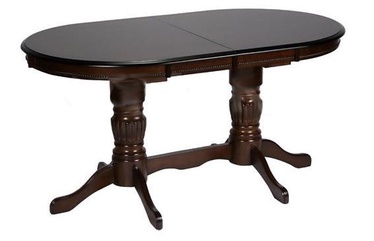 Signal Meble Anjelica Extendable Table 150-185cm Dark Walnut