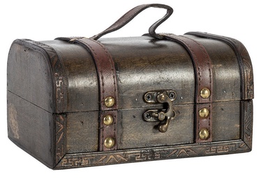 Home4you Chest BAO-2 17.5x13x9cm Brown