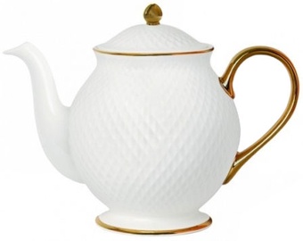 Quality Ceramic E Clat Gold Teapot 1l