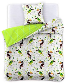 Gultas veļas komplekts DecoKing Toucan, 135x200/50x75 cm
