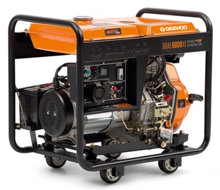Daewoo DDAE 6000XE Diesel Generator Black/Orange
