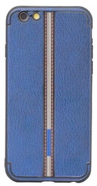 Mocco Trendy Grid And Stripes Silicone Back Case for Samsung Galaxy S8 Plus Blue