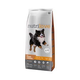 Sausas ėdalas šunims Nutrilove Large Adult, su vištiena ir ryžiais, 3 kg