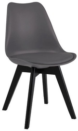 Стул для столовой Signal Meble Kris II Grey/Black, 1 шт.