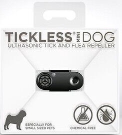Ultraheli puugitõrjevahend Tickless Mini Dog Ultrasonic Tick & Flea Repeller, must