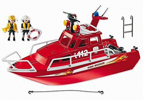 playmobil coast guard rescue boat