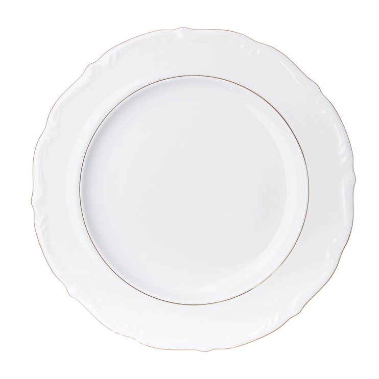 Šķīvis servēšanas Chodziez Maria Teresa, Ø 32 cm, balta