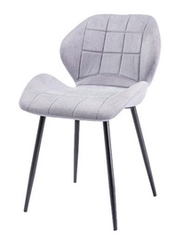 Стул для столовой Signal Meble Hals Black/Light Gray, 1 шт.