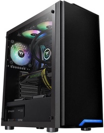 Thermaltake H100 TG ATX Mid-Tower Case Black
