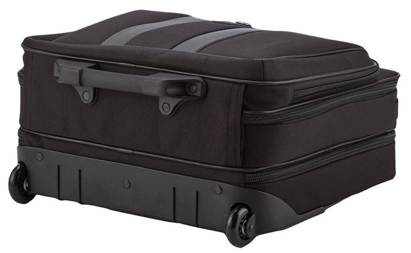 Сумка для ноутбука на колесах Wenger Notebook Bag, черный/серый, 17″