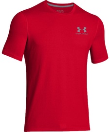 Under Armour T-Shirt Left Chest Lockup 257616-600 Red S