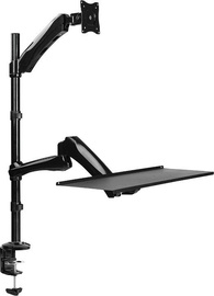 LogiLink Sit-Stand Workstation Monitor Desk Mount BP0040