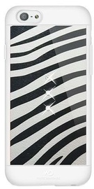 White Diamonds Safari Zebra Case With Swarovski Crystals For Apple iPhone 6/6s Black/White