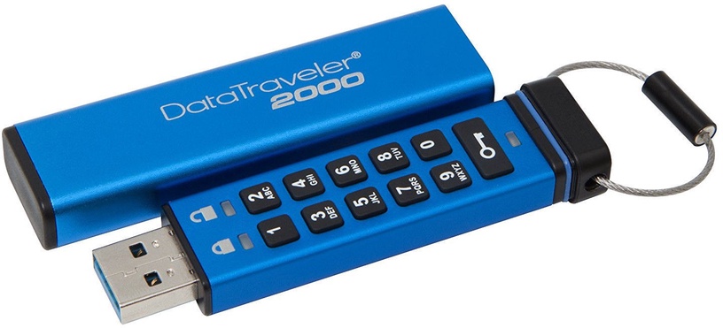 USB-накопитель Kingston DataTraveler 2000, синий, 64 GB