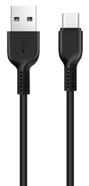 Vads Hoco, USB Type C/USB, melna