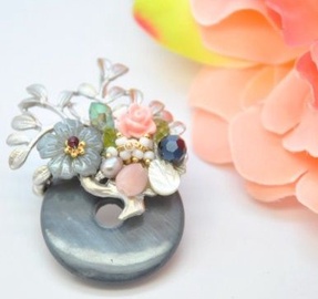 Vincento Brooch With Zirconium Crystal LD-8088