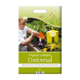 Orgaaniline kompost universaalne Universal, 5 l