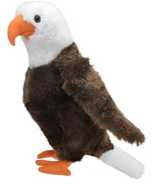 Mīkstā rotaļlieta Wild Planet Eagle, brūna, 35 cm