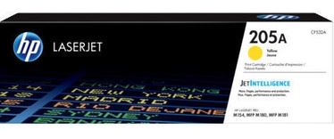 Rašalinio spausdintuvo kasetė HP 205A Toner Cartridge Yellow