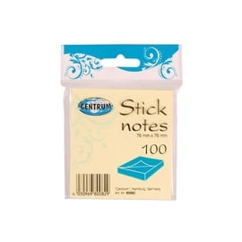 Kleepuvad märkmelehed Centrum Stick Notes 100pcs 80082
